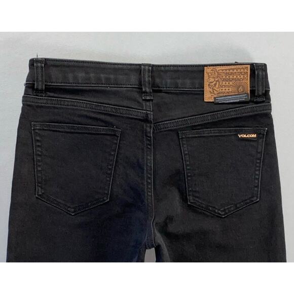 Volcom Vorta Slim Straight 5-Pocket Stretch Denim Skate Jeans. Men's 28X28, GUC! - Picture 4 of 9